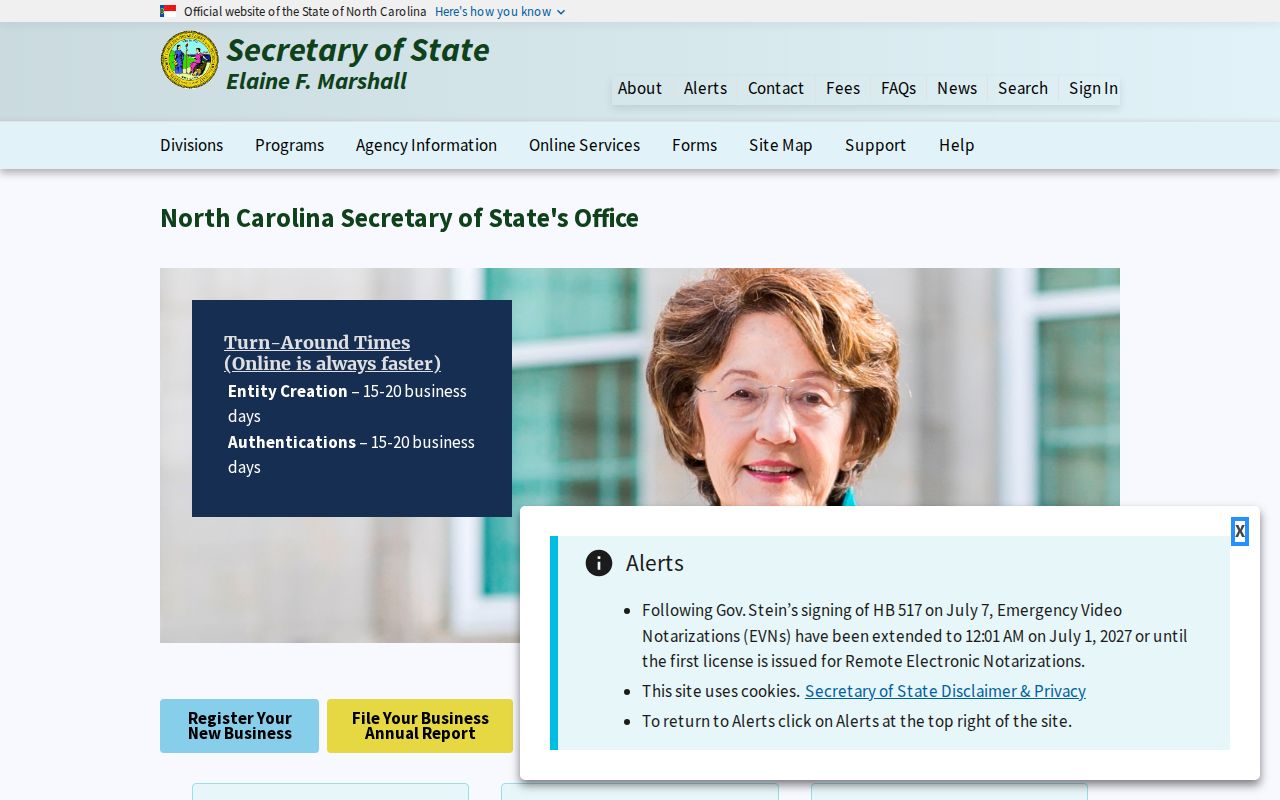 Kannapolis people search through North Carolina business records