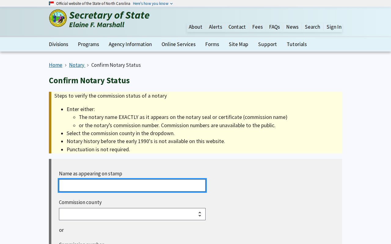 Kannapolis people directories North Carolina notary search
